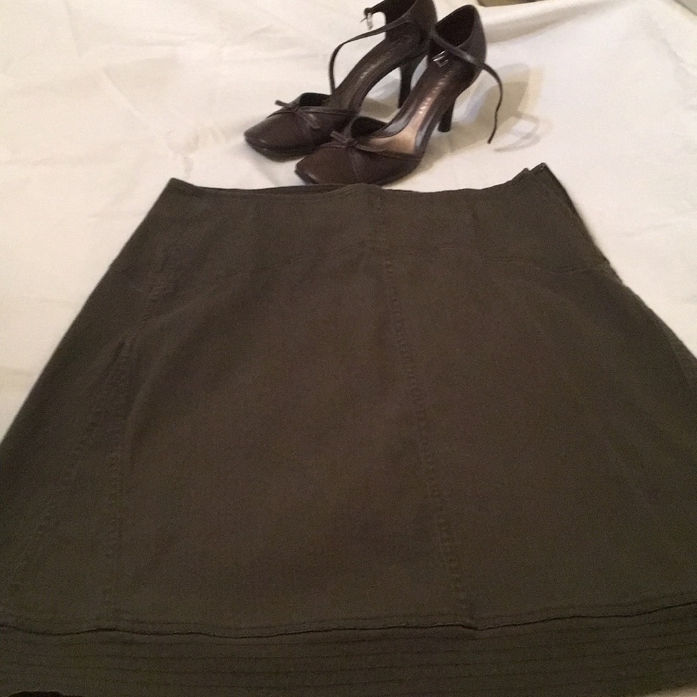 Christopher & Banks stretch jean skirt